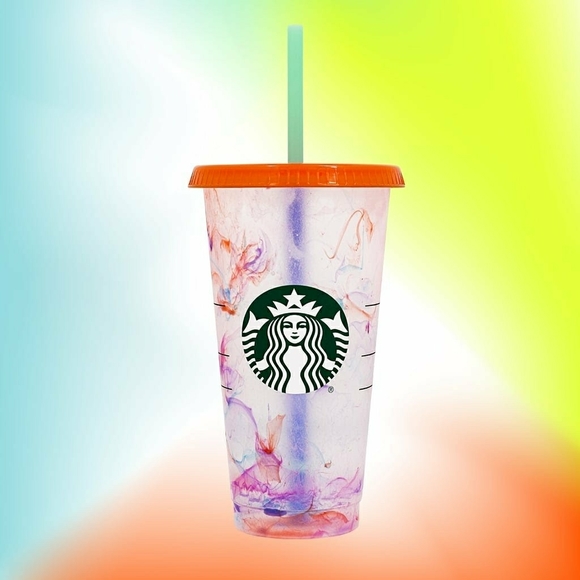 New Starbucks 2021 Color Changing Cold Swirl Cup - Picture 3 of 6